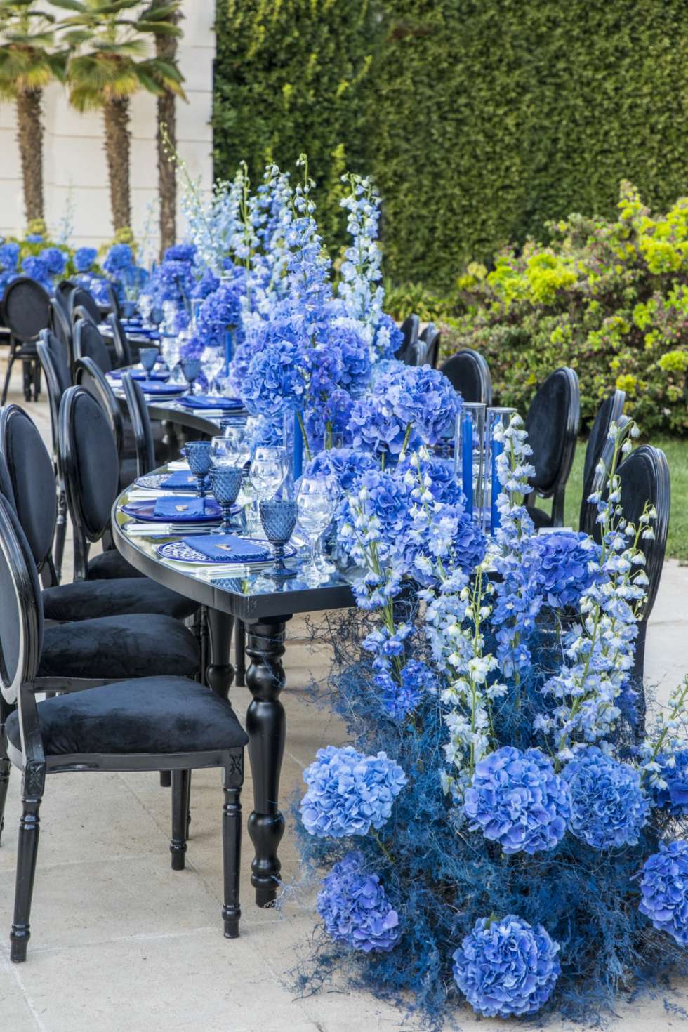 A Royal Blue Alfresco Engagement in Amman