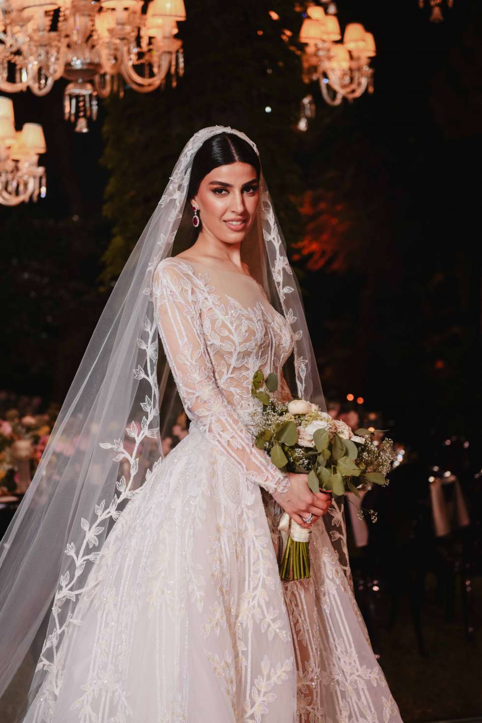 Nature Embracing Royalty Wedding Theme in Lebanon