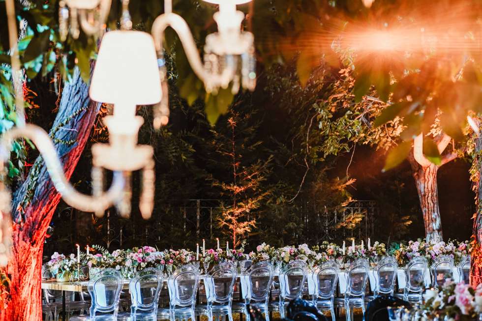 Nature Embracing Royalty Wedding Theme in Lebanon