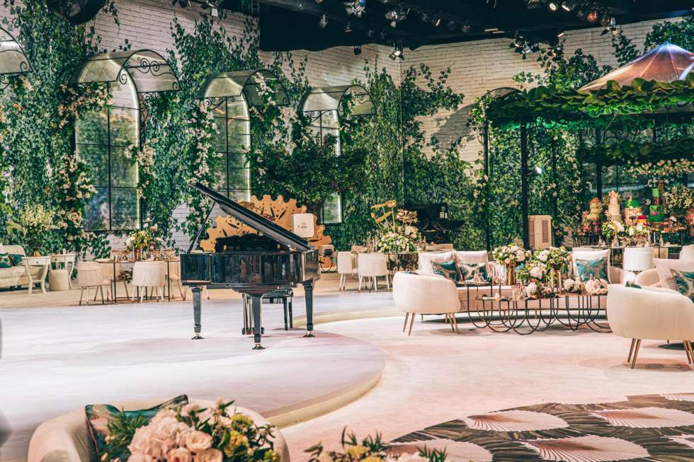 A Miraculous Garden Wedding in Qatar