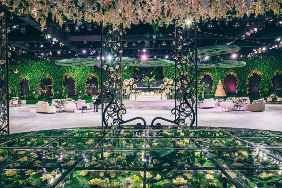 A Miraculous Garden Wedding in Qatar