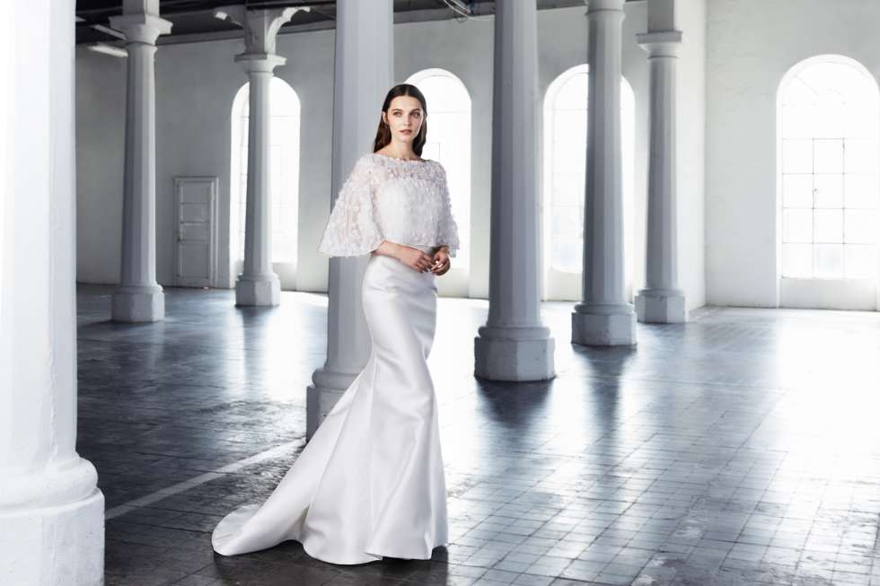 Peter Langner 2021 Wedding Dress Kajal with Bolero 1