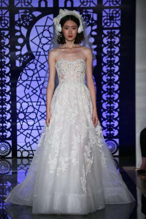 Reem Acra's Bridal Collection for Fall 2016 at New York Bridal Week