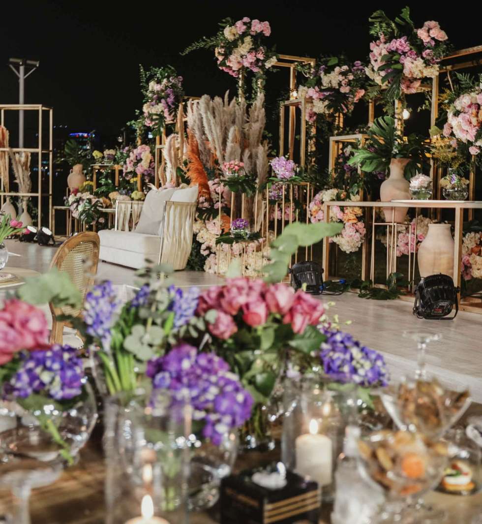 A Bohemian Escape Wedding in Qatar