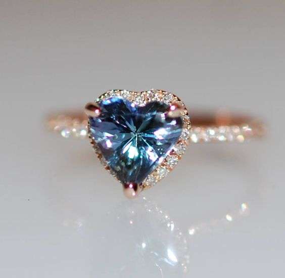 Heart Shaped Rings for Your Wedding Day Proposal