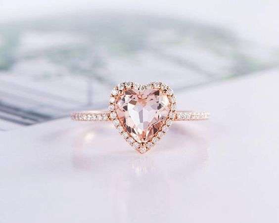 Heart Shaped Rings for Your Wedding Day Proposal