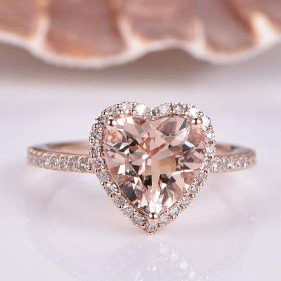 Heart Shaped Rings for Your Wedding Day Proposal