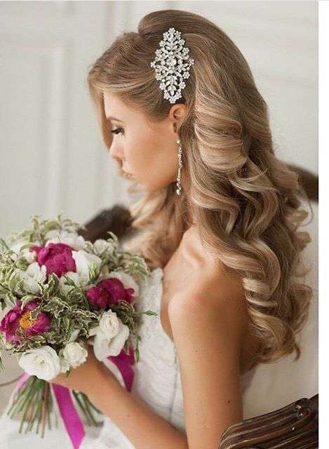 30 Ways to Wear Your Hair Down for Your Wedding