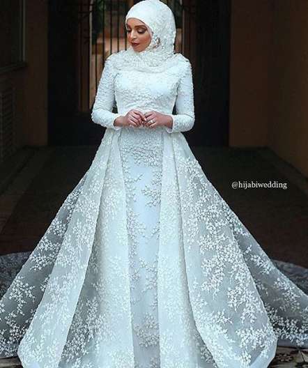 Beautiful Hijab Wedding Dresses Spotted On Instagram