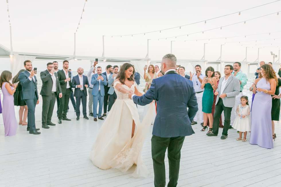 حفل زفاف بيسان وسعد في قبرص