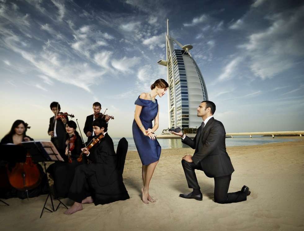 أفضل 6 أماكن في دبي لطلب الزواج 