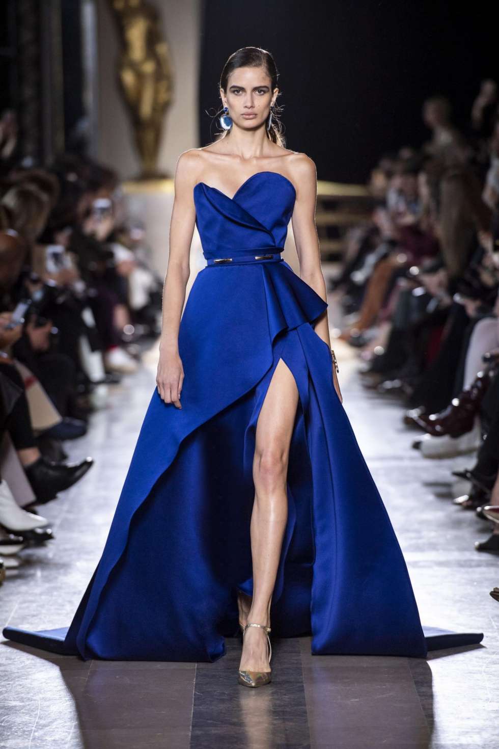 Dazzling Blue Engagement Dresses from Lebanese Designers