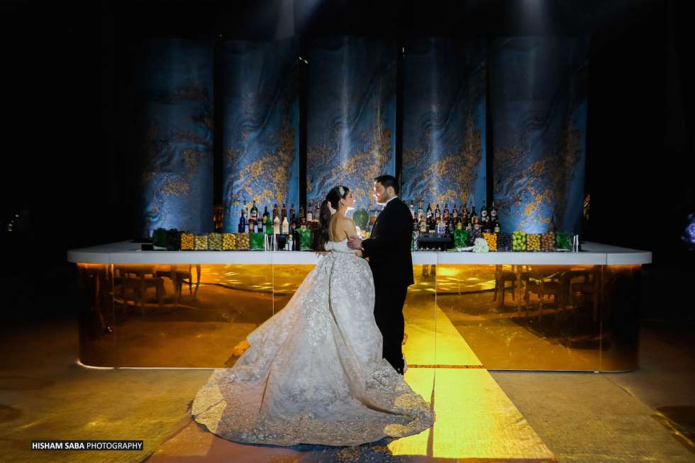 حفل زفاف حنا وميرابيل الشتوي في لبنان