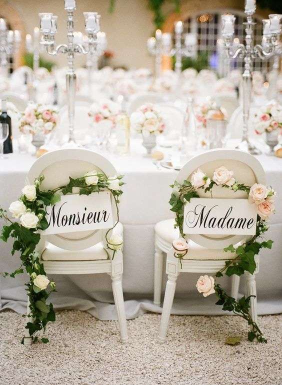 أفكار لديكور حفل زفاف جميل من وحي باريس