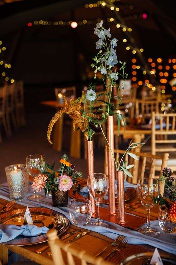 Your Wedding in Colors: Teal and Copper