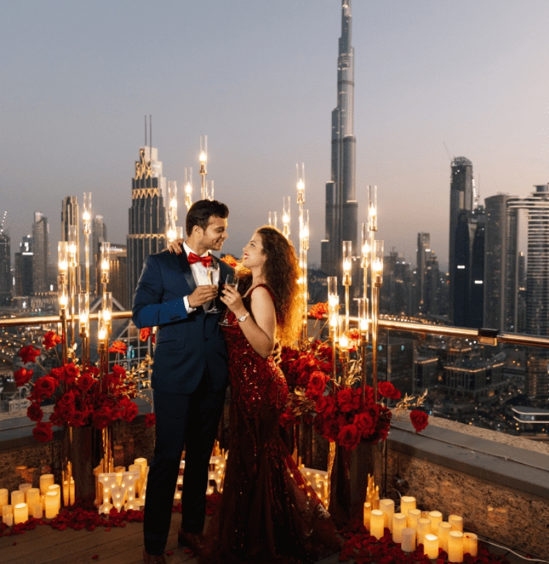 أفضل  الشركات المتخصصة في تنظيم طلبات الزواج في دبي