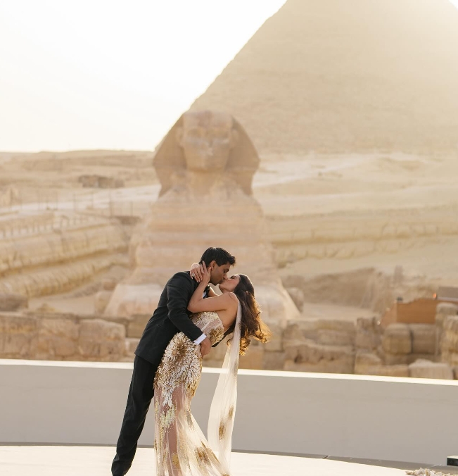 Inside Billionaire's Wedding at The Pyramids in Egypt