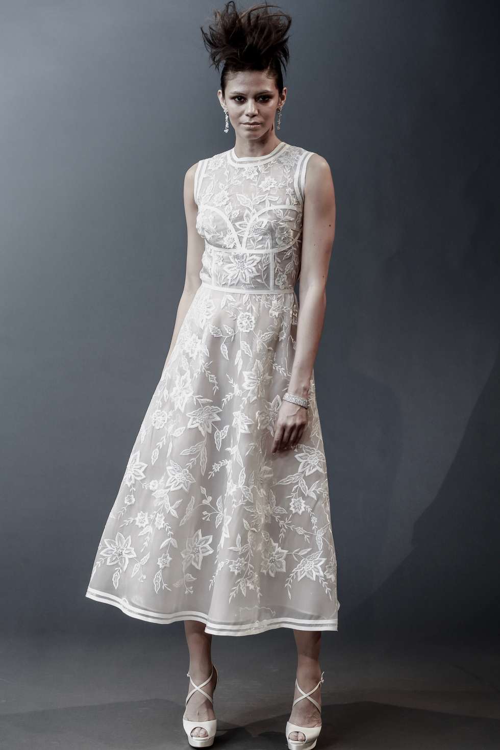 Naeem Khan 2019 Short Wedding Dress