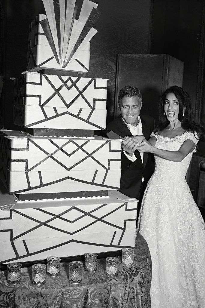 George Clooney and Amal Alamuddin's Wedding Cake