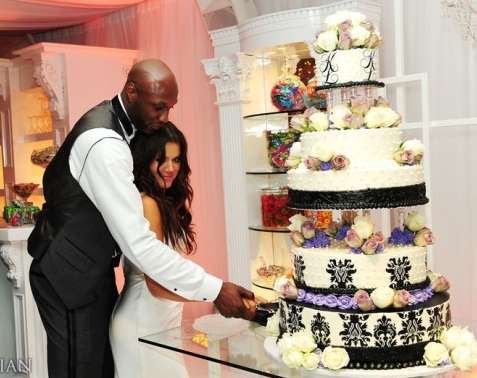 Khloe Kardashian and Lama Odom's Wedding Cake