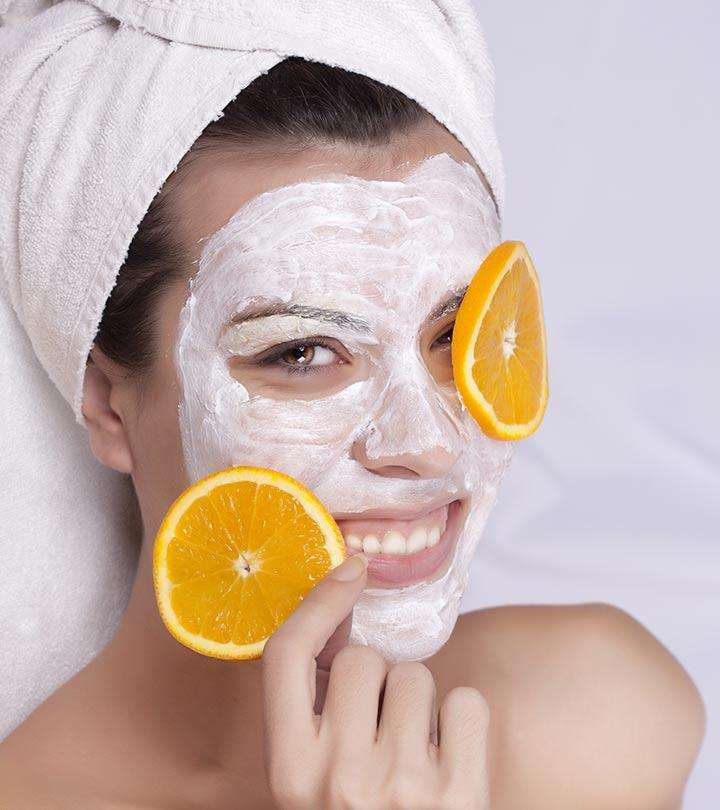 Banana and Orange Face Mask
