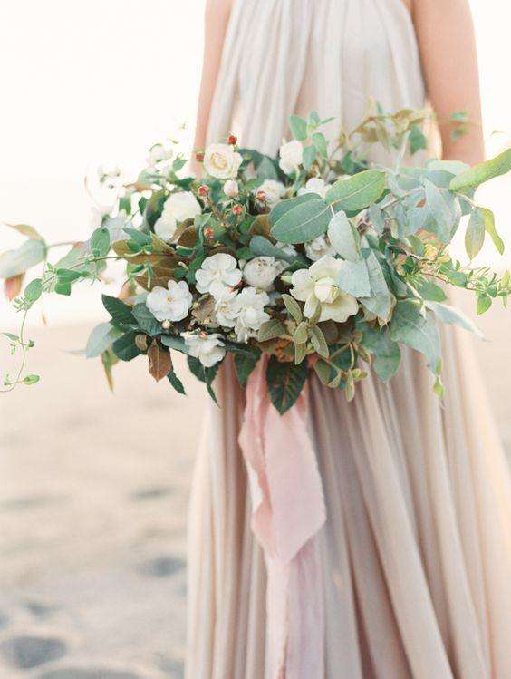 Wide Bridal Bouquets