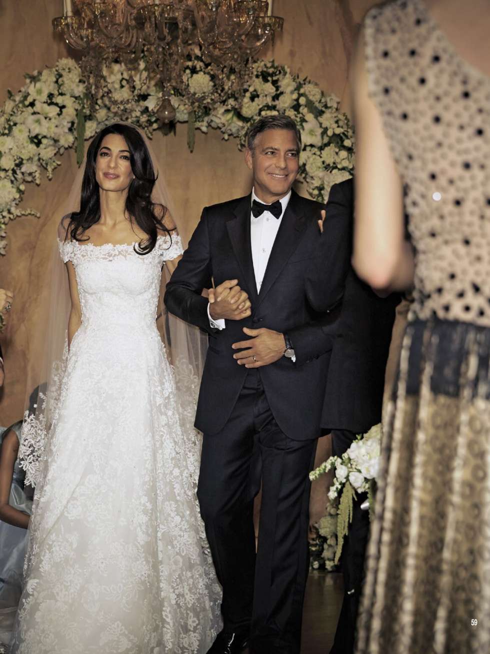 Amal Alamuddin and George Clooney