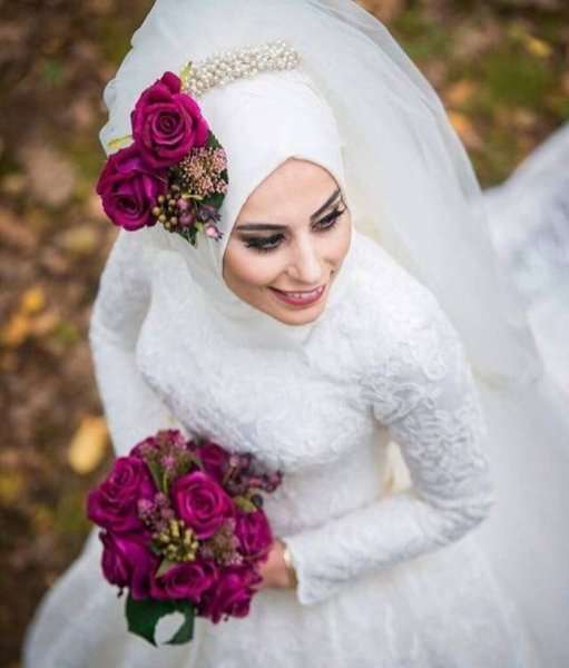 Hijab with Flowers