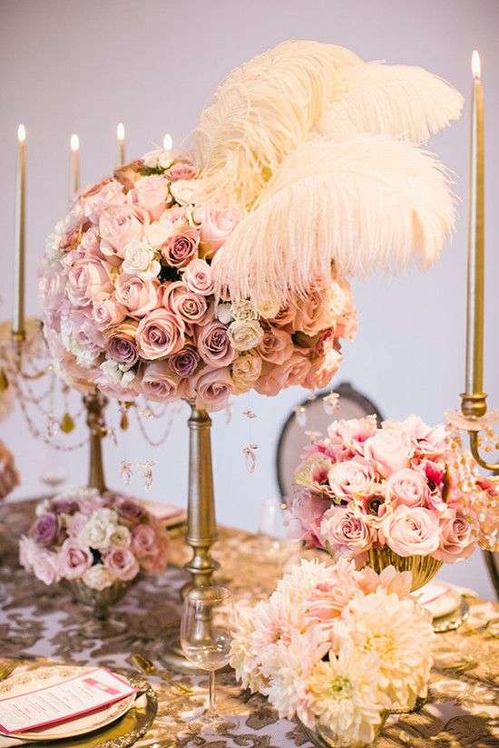 Feathers Centerpieces 1