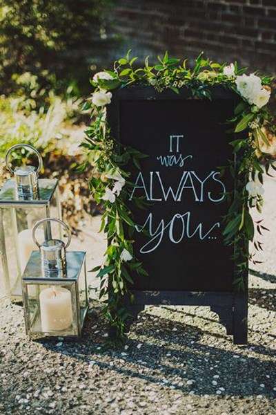 Romantic Wedding Signs