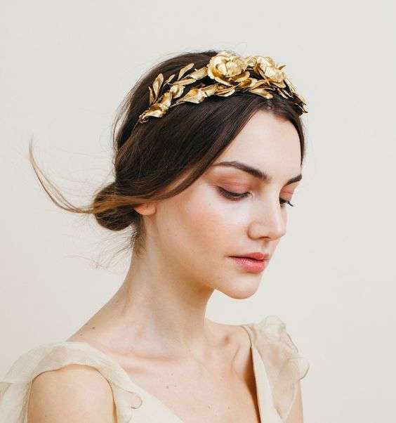 Gold Bridal Hair Accessories