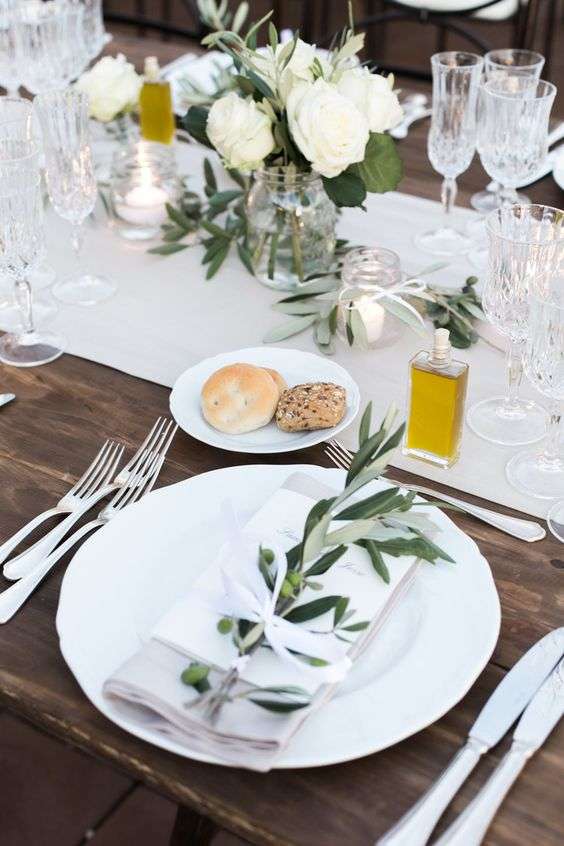 Olive Branch Table Decorations