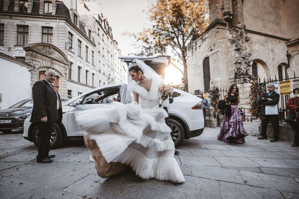 حفل زفاف أندريا وازن وأنتوني زعتر في باريس