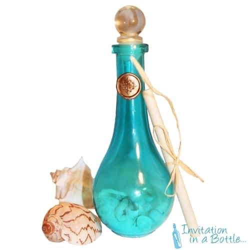 Message in a bottle invitation 