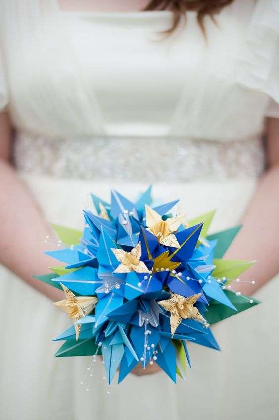 Origami Wedding Bouquet