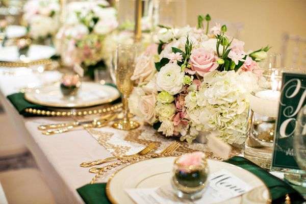 Pink and Green Wedding