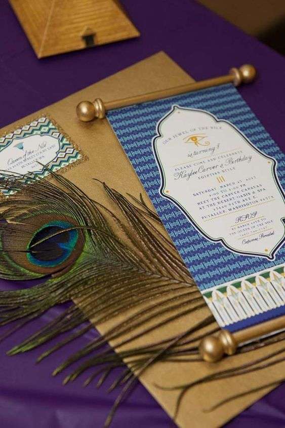 Egyptian Wedding Invitation