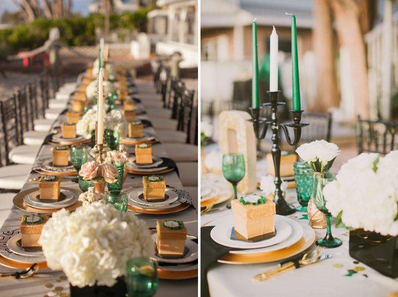 Gold and Emerald Wedding Theme 2