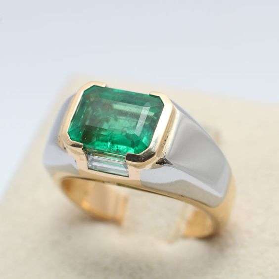 Emerald Ring for Men