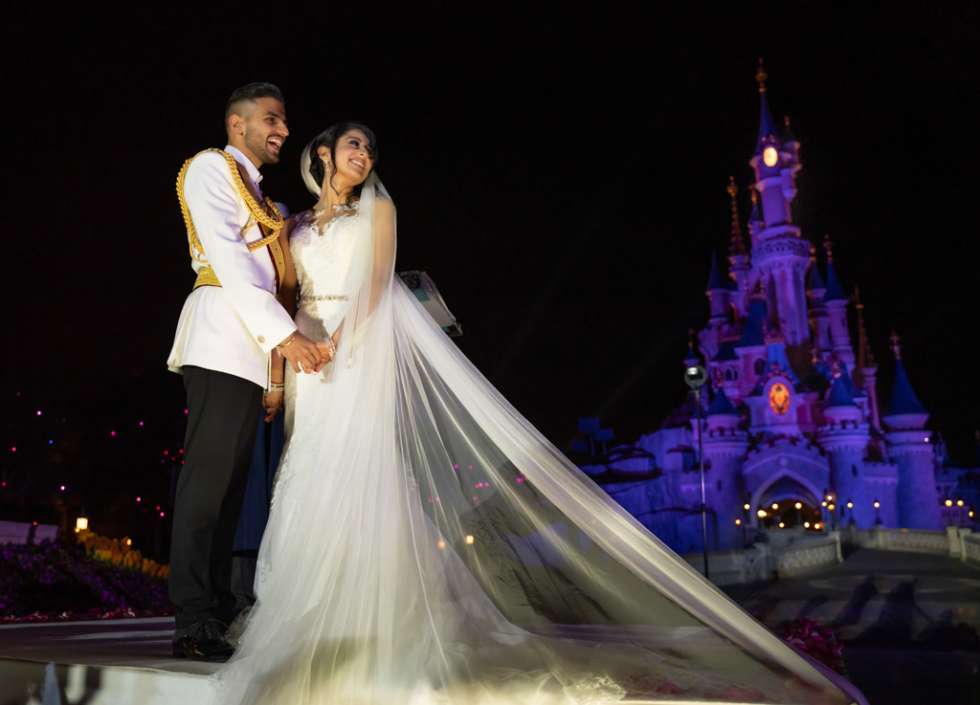 A Fairy-Tale Wedding in Disneyland Paris