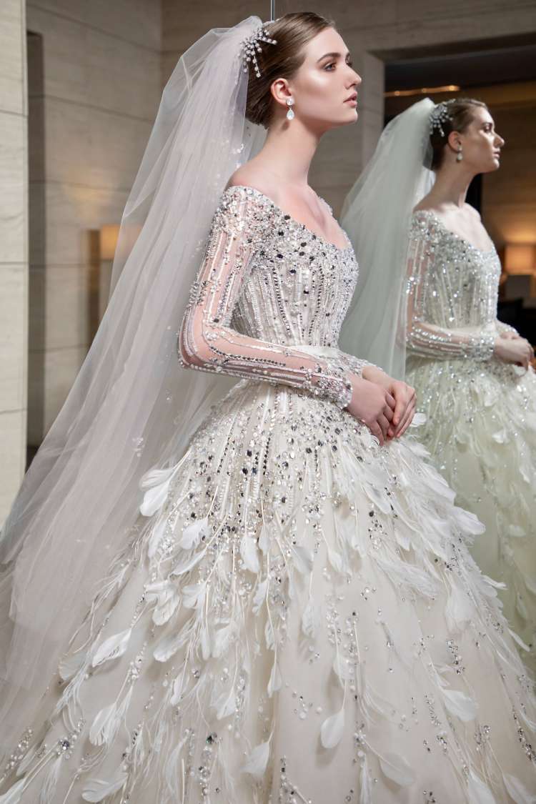From Elie Saab's 2022 wedding dress collection