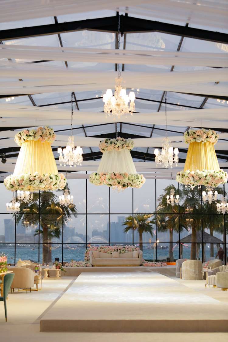 Glass house wedding in Doha 1