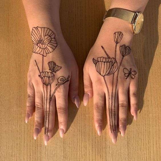 Modern Henna Designs