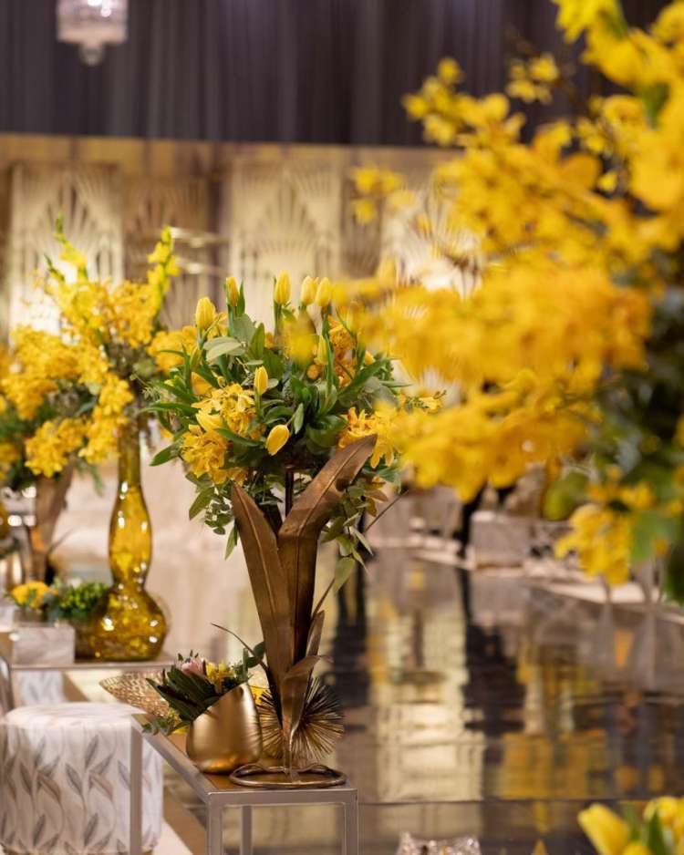 Yellow and Gold Wedding Theme