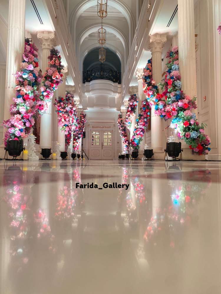 Colorful Floral Entrance