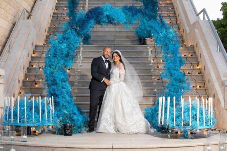 All Blue Wedding Arches
