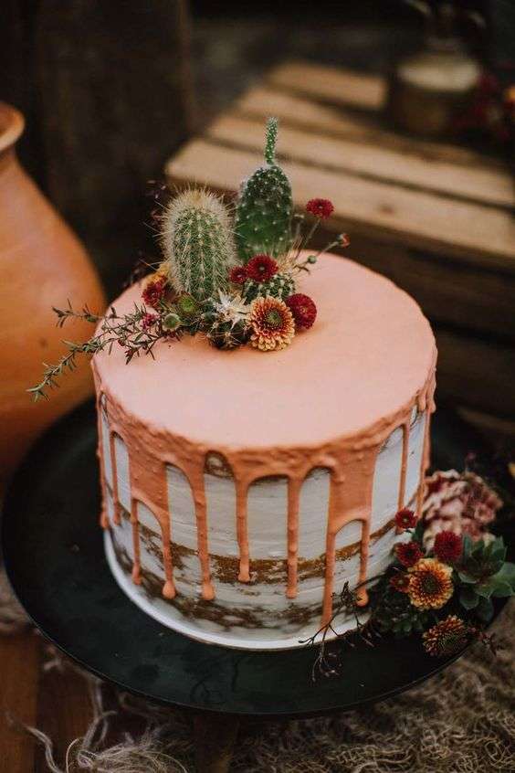 Desert Wedding Cake