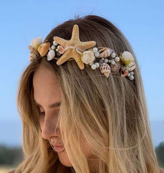 seashell hair accessories