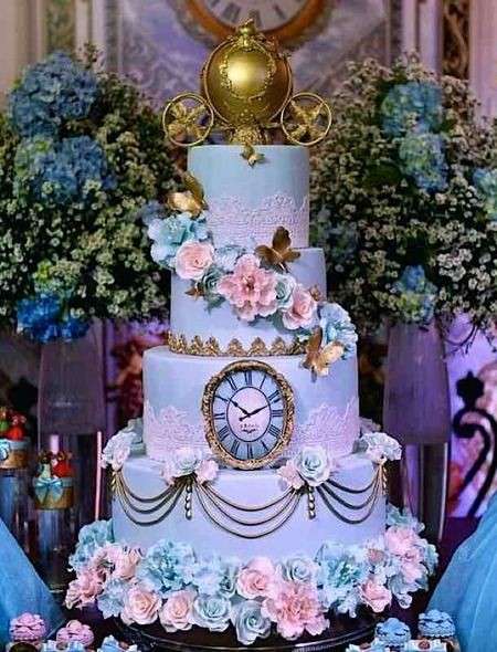 Cinderella wedding cake 