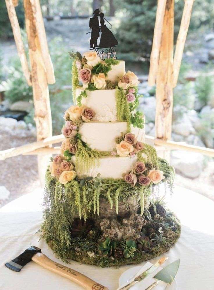 Fairies wedding cake